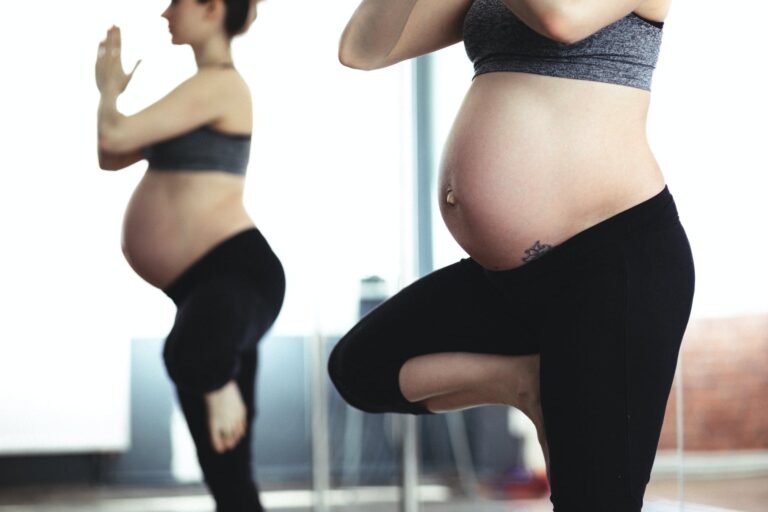 Can you exercise with a pregnant belly?
